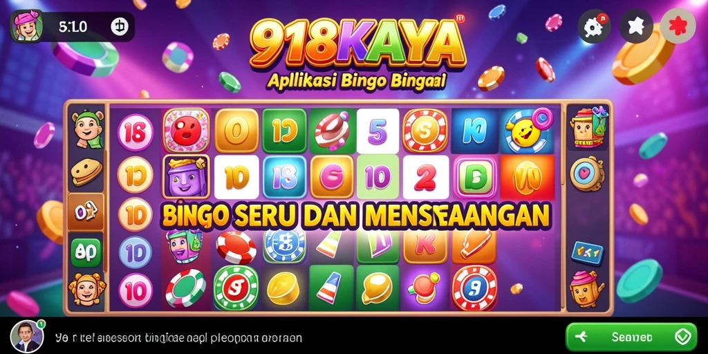 Gameplay seru 918KAYA dalam permainan Bingo.