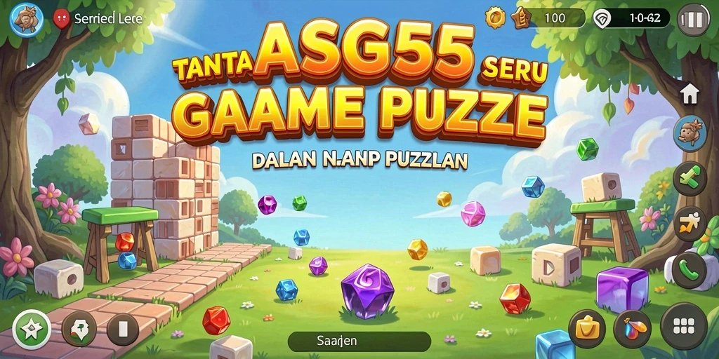 Tampilan gameplay seru dari ASG55 dengan variasi puzzle menarik.