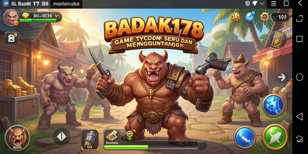 Tampilan gameplay BADAK178 dengan elemen Tycoon yang menarik.