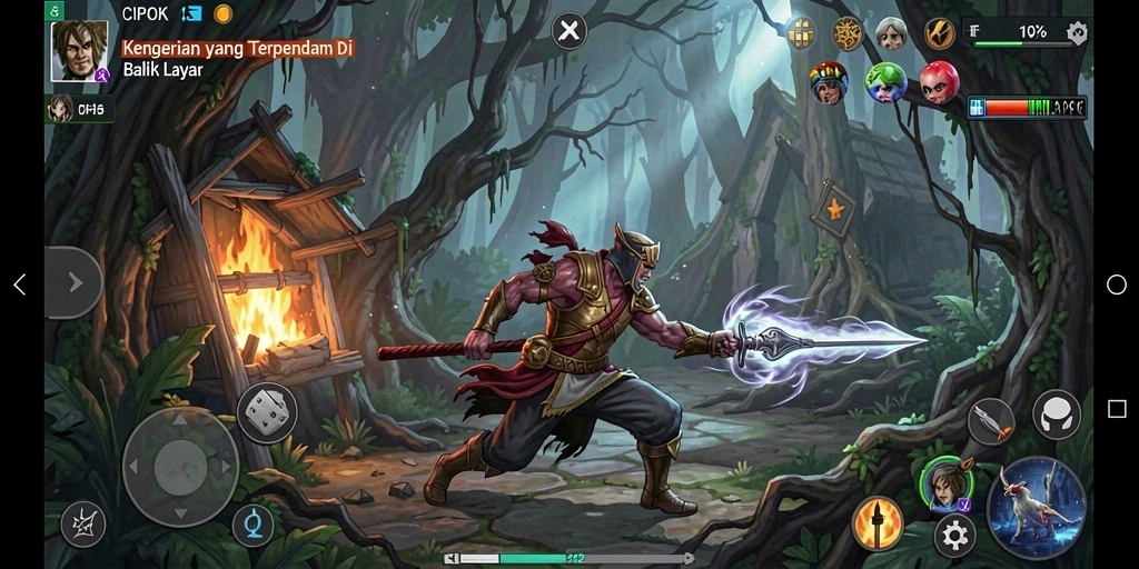 Gameplay CIPOK yang penuh ketegangan dan kengerian.