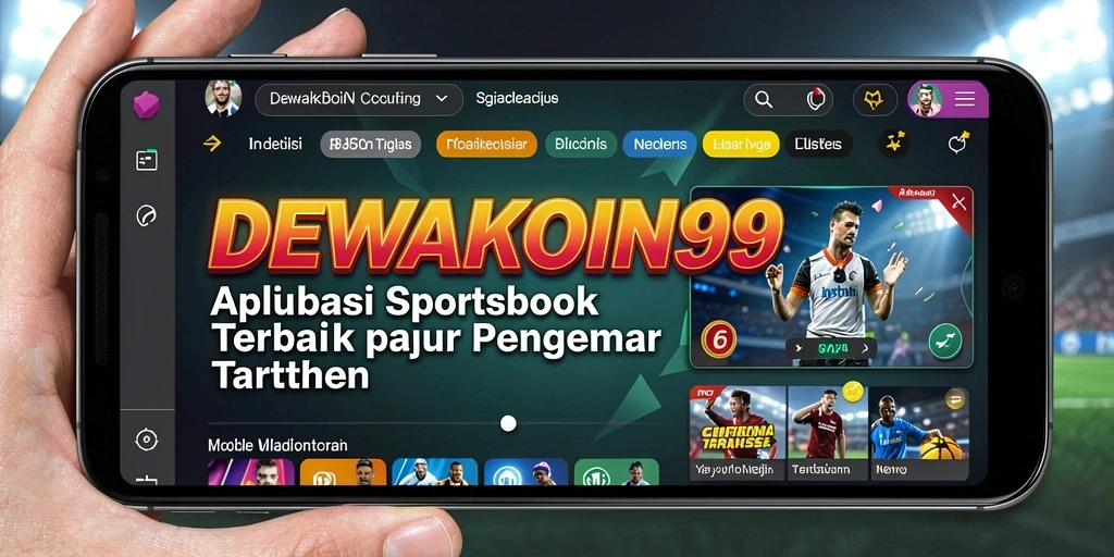 Tampilan antarmuka DEWAKOIN99 yang menarik untuk taruhan olahraga.
