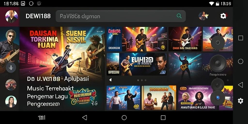 Tampilan gameplay DEWI188 yang seru dengan musik yang mengalun.
