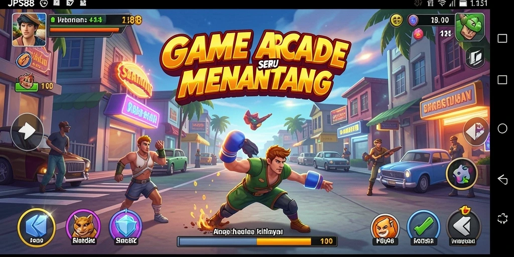 Tampilan gameplay JPS88 yang seru dan dinamis.