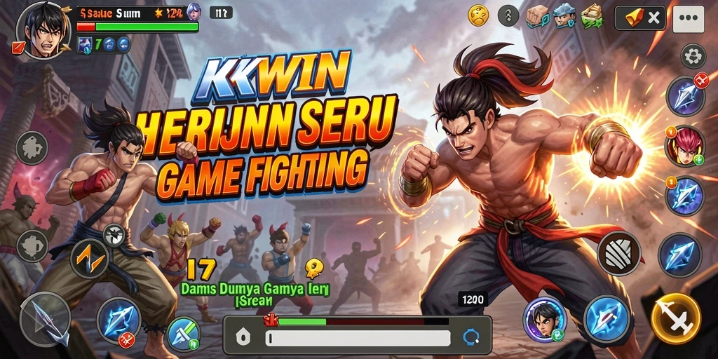 Menampilkan gameplay seru dan aksi dinamis dalam KKWIN.