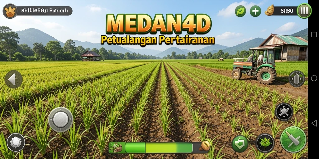 Tampilan gameplay <strong>MEDAN4D</strong> yang menenangkan dan menarik.