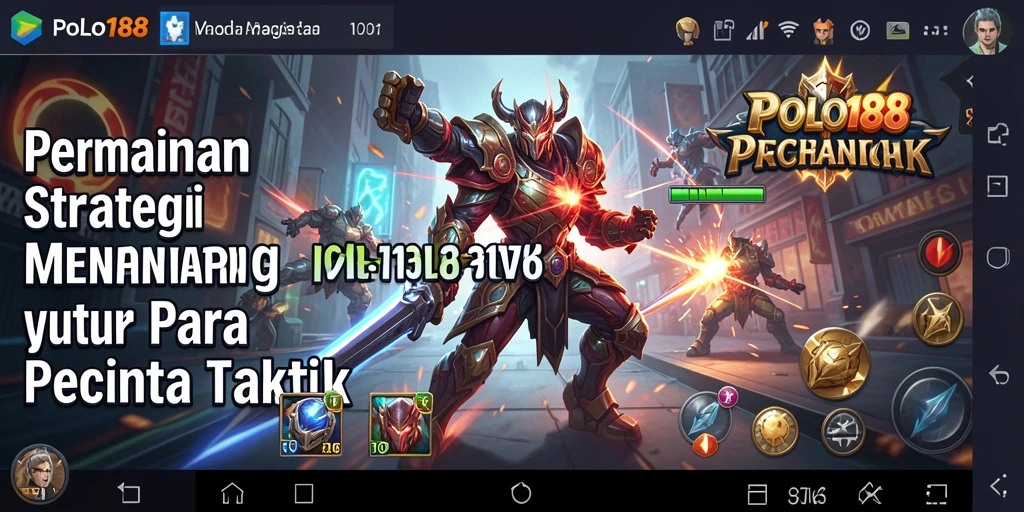 Tampilan gameplay POLO188 yang intens dan strategis.