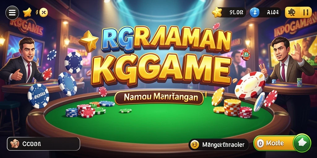 Screenshot RPGAME menampilkan aksi seru permainan Kasino yang menggembirakan.