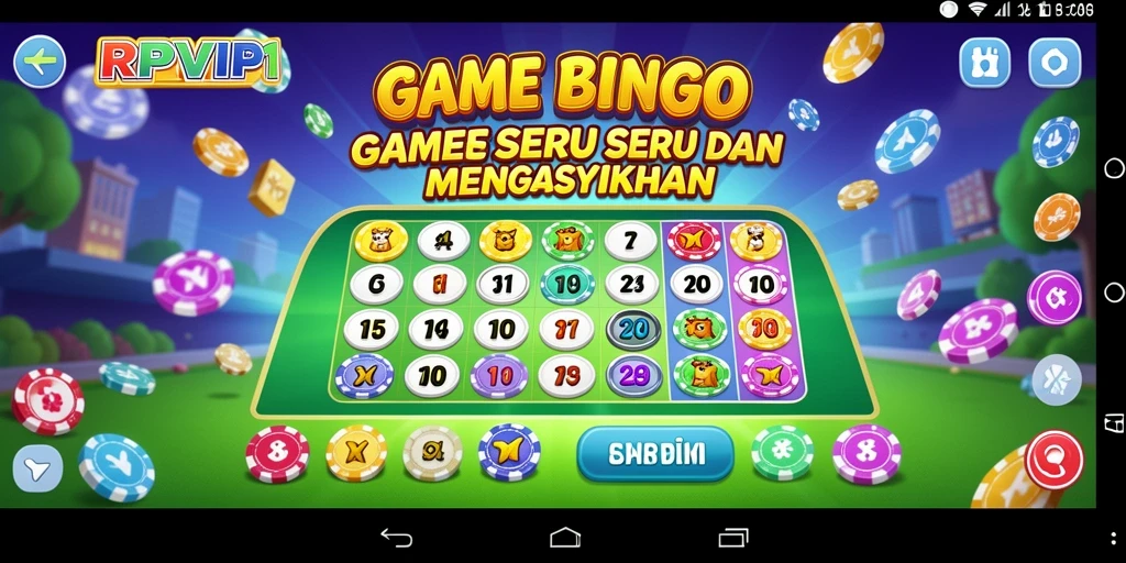 Tampilan gameplay RPVIP1 yang seru dan interaktif dalam permainan Bingo.
