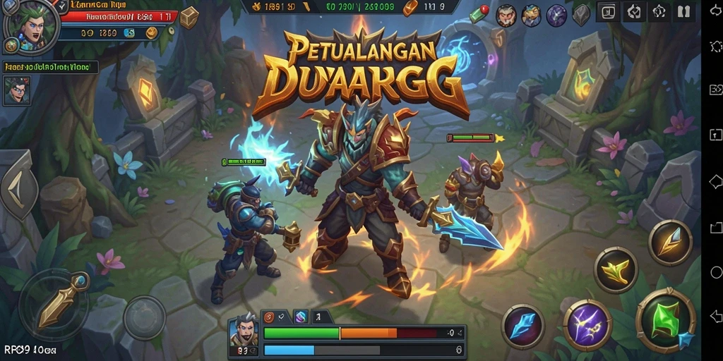 Tangkapan layar gameplay <strong>RR89</strong> menunjukkan pertarungan seru dalam dunia ARPG.
