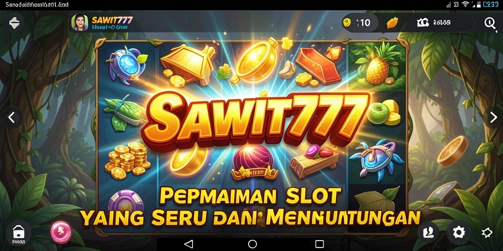 Tampilan gameplay SAWIT777 dengan efek yang menakjubkan.