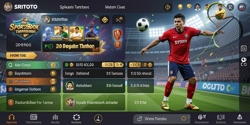 Antarmuka SRITOTO yang menarik dan mudah digunakan untuk taruhan.