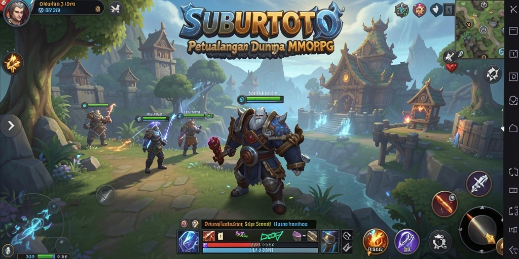 Tangkapan layar menunjukkan aksi seru dalam game SUBURTOTO.