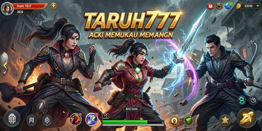 Tampilan screenshot TARUH777 menampilkan aksi seru dan intens gameplay.