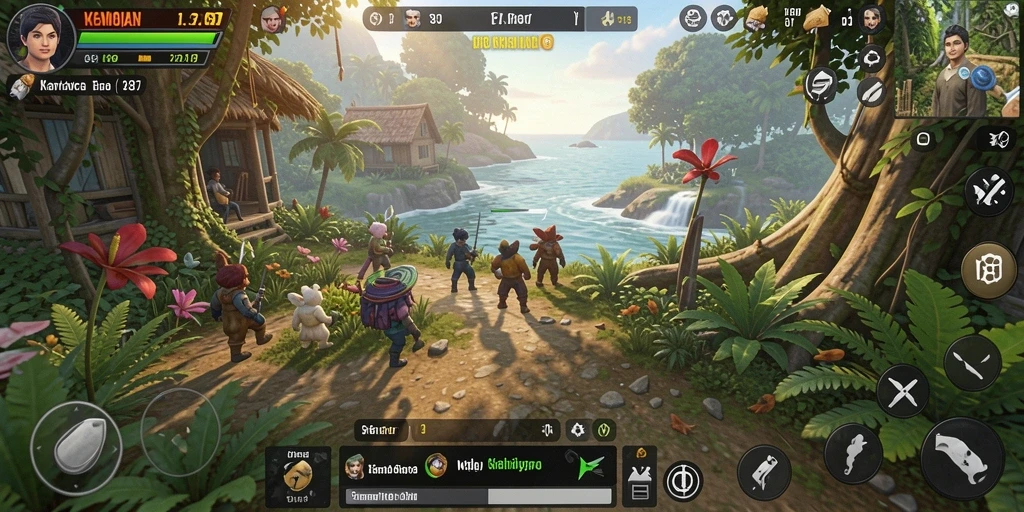 Tampilan gameplay interaktif dalam V87 yang menarik dan realistis.